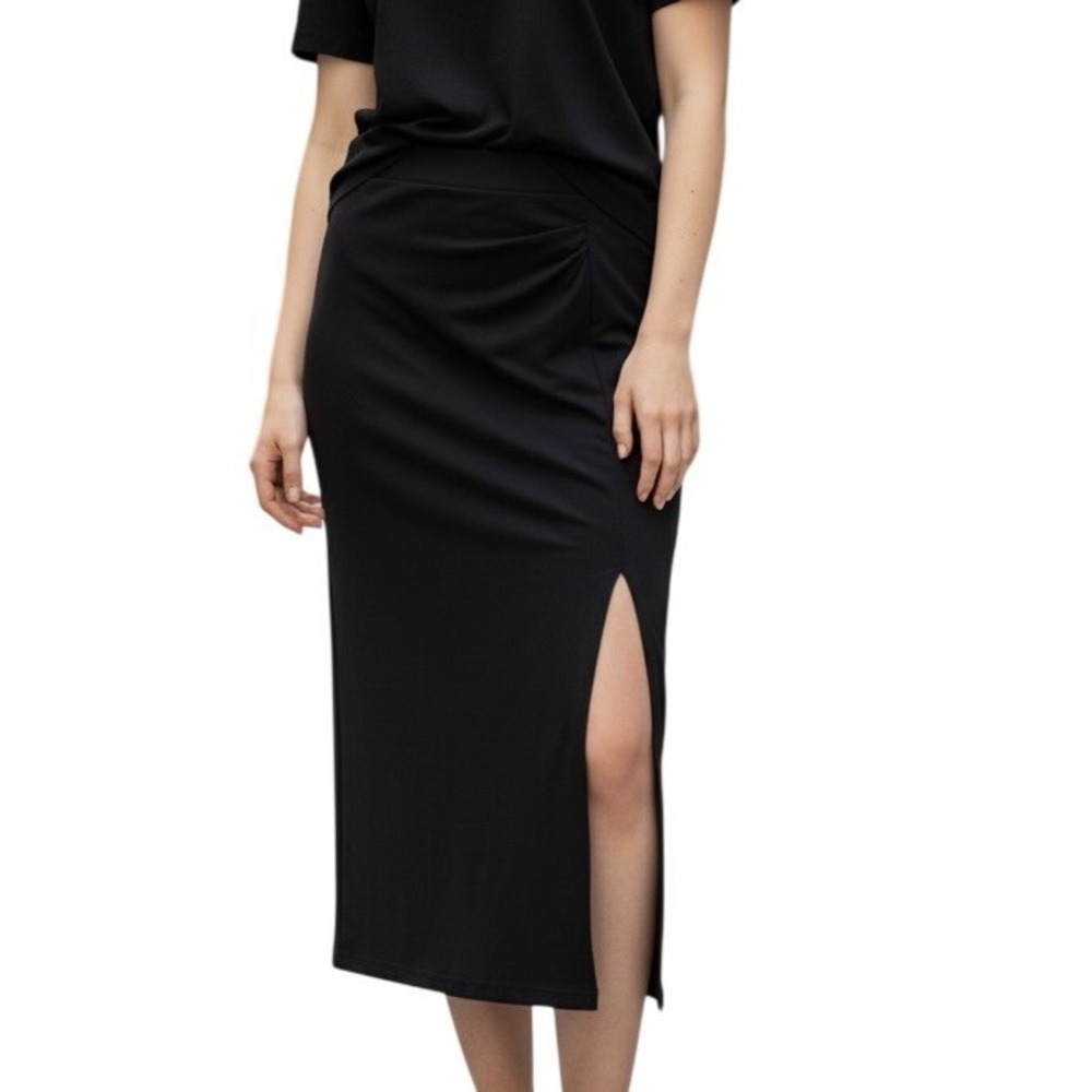 Z Supply Black Jersey Knit Skirt NWT Size Medium